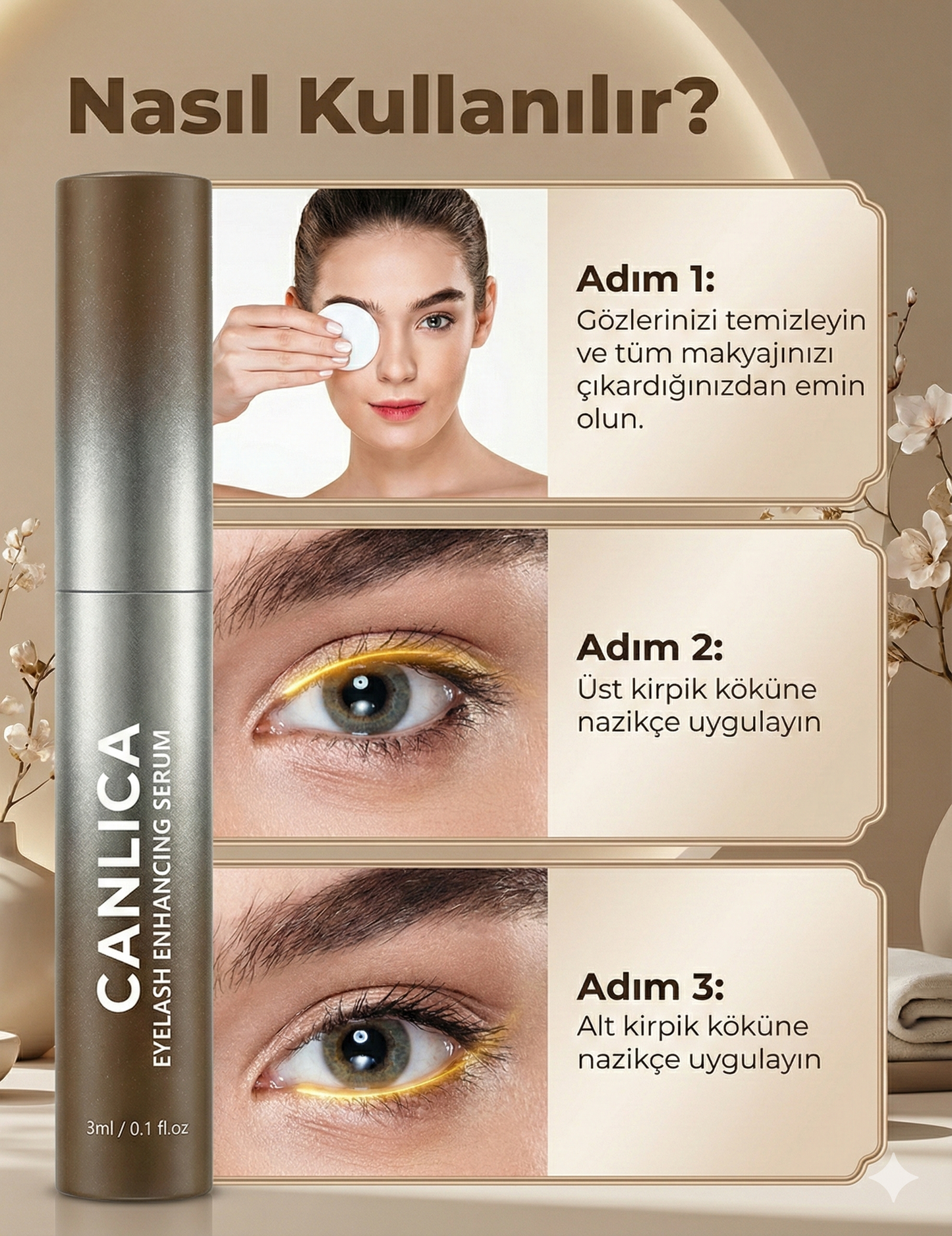 Kirpik Uzatıcı Serum